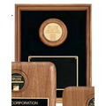 Walnut Plaque w/ CAM Sales Achievement Medallion (10"x13")